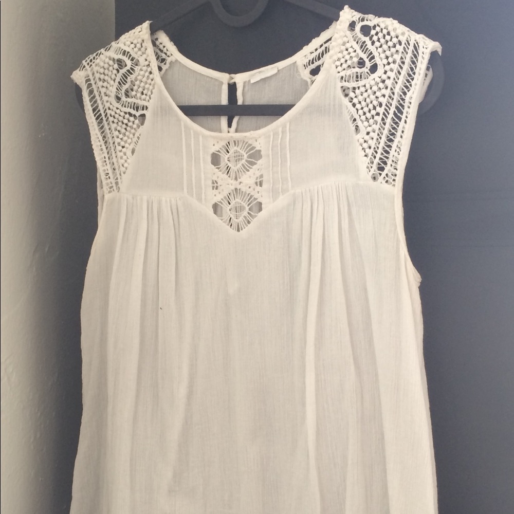 Bershka white top